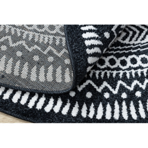 Okrúhly koberec FUN Napkin obrúsok - negru