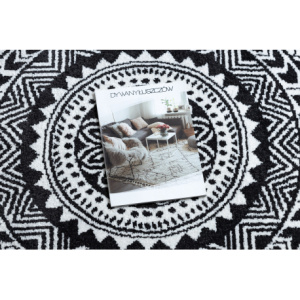 Okrúhly koberec FUN Napkin obrúsok - sivá