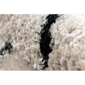 Koberec FLUFFY 2371 shaggy opasky krém / antracit