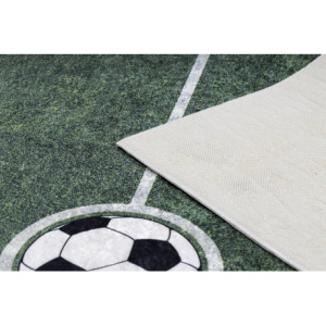 BAMBINO 2138 umývací koberec Ihrisko, futbal pre deti protišmykový - zelená